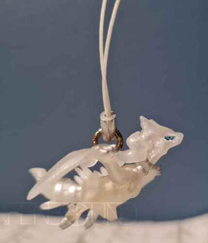 Clear Figure Phone Charm